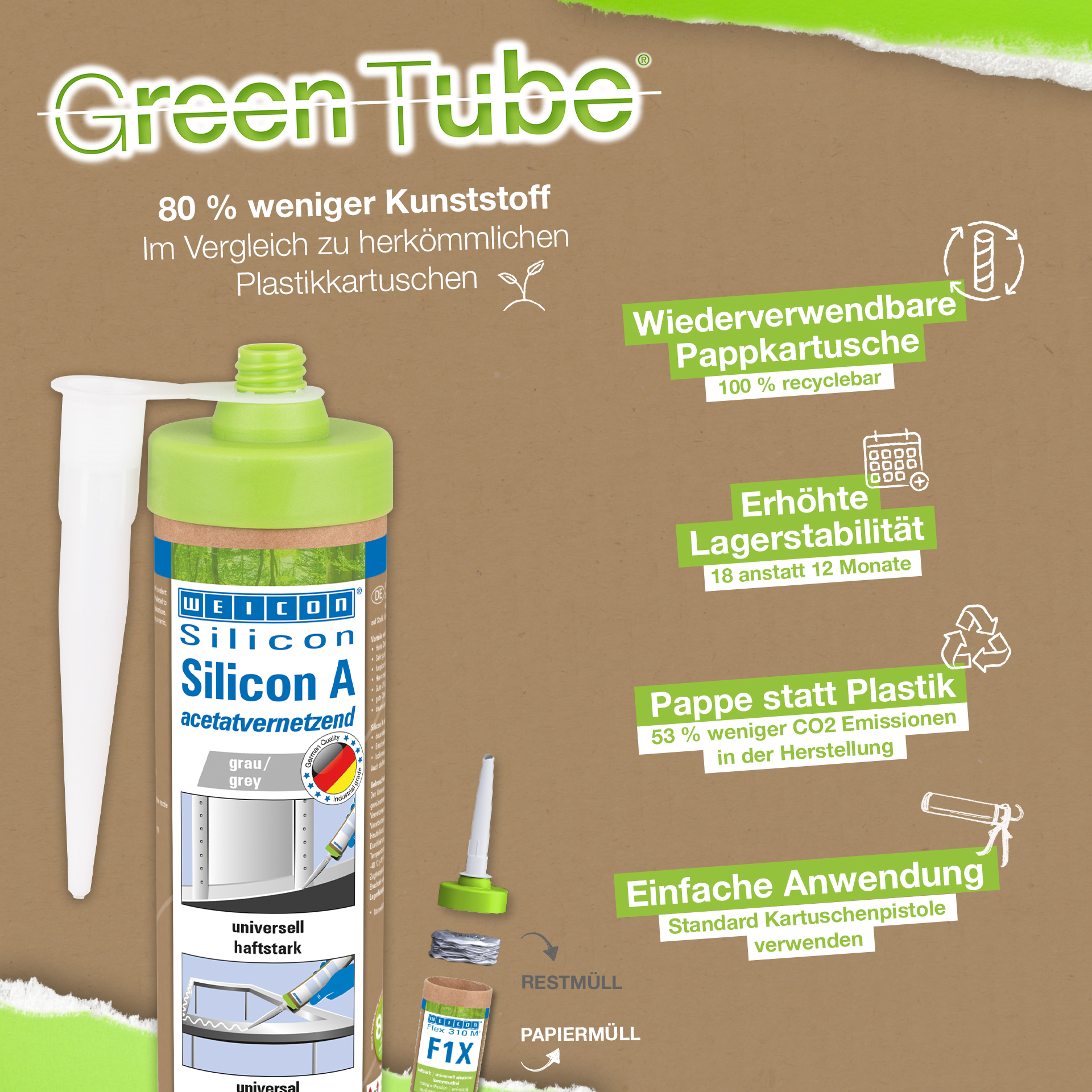 Silicone A | sigillante acetossilico e fungicida