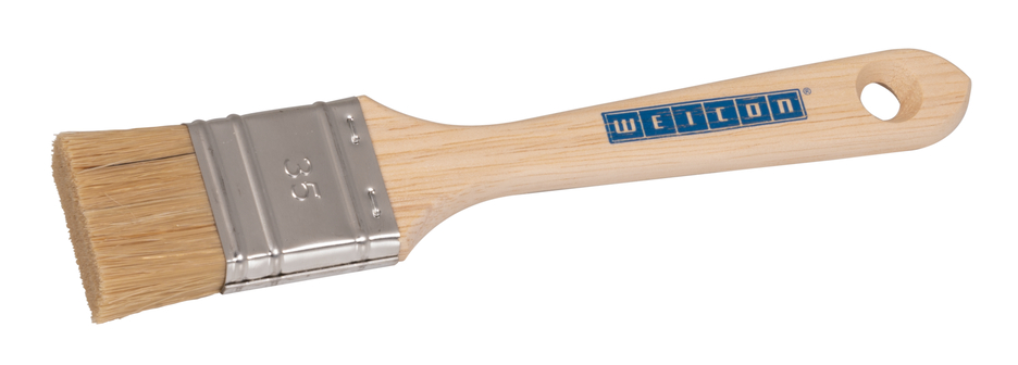 Pennello 35, corto, piatto, Metallo plastico | Pennello a setole corte per rivestimenti viscosi Pennello 35, corto, piatto, Metallo plastico | Pennello a setole corte per rivestimenti viscosi
