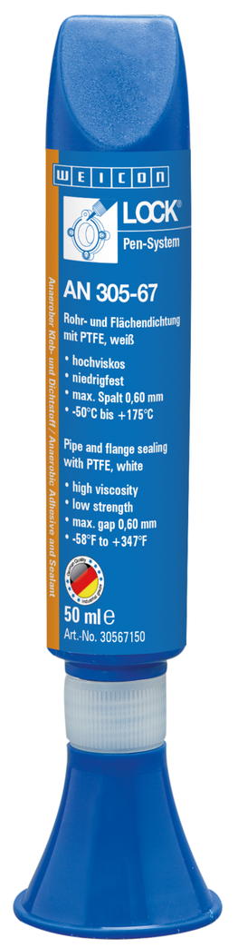 WEICONLOCK® AN 305-67 guarnizione per tubi e flange | frenafiletti con PTFE, bassa viscosità