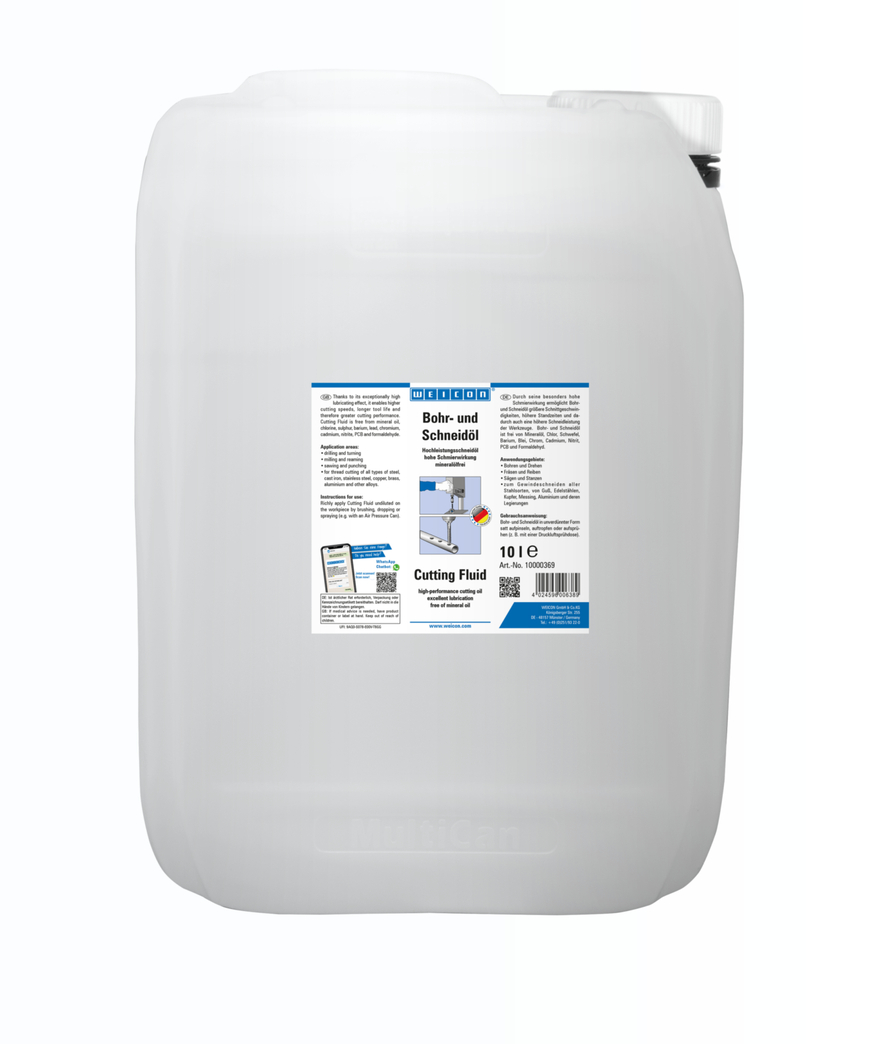 Olio per foratura e taglio WEICON | Olio da taglio ad alte prestazioni