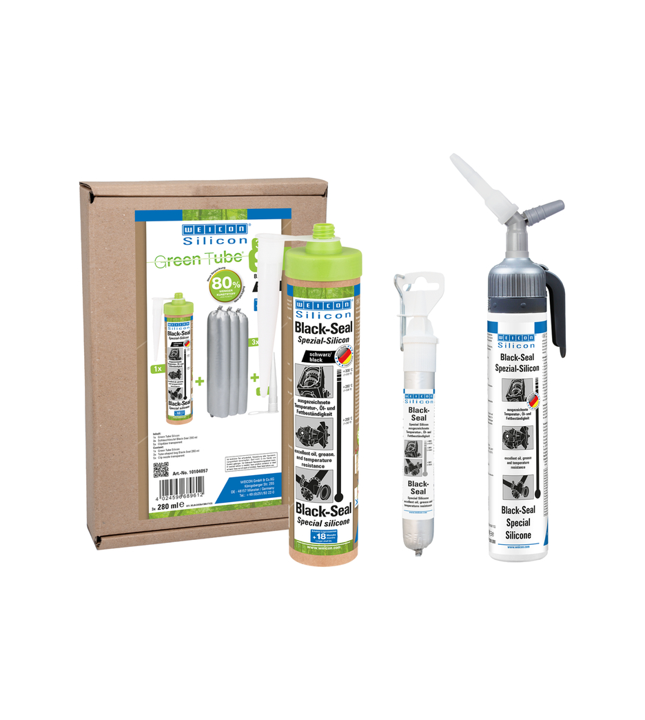Black-Seal Silicone speciale | sigillante permanentemente elastico per aree resistenti all'olio o al grasso