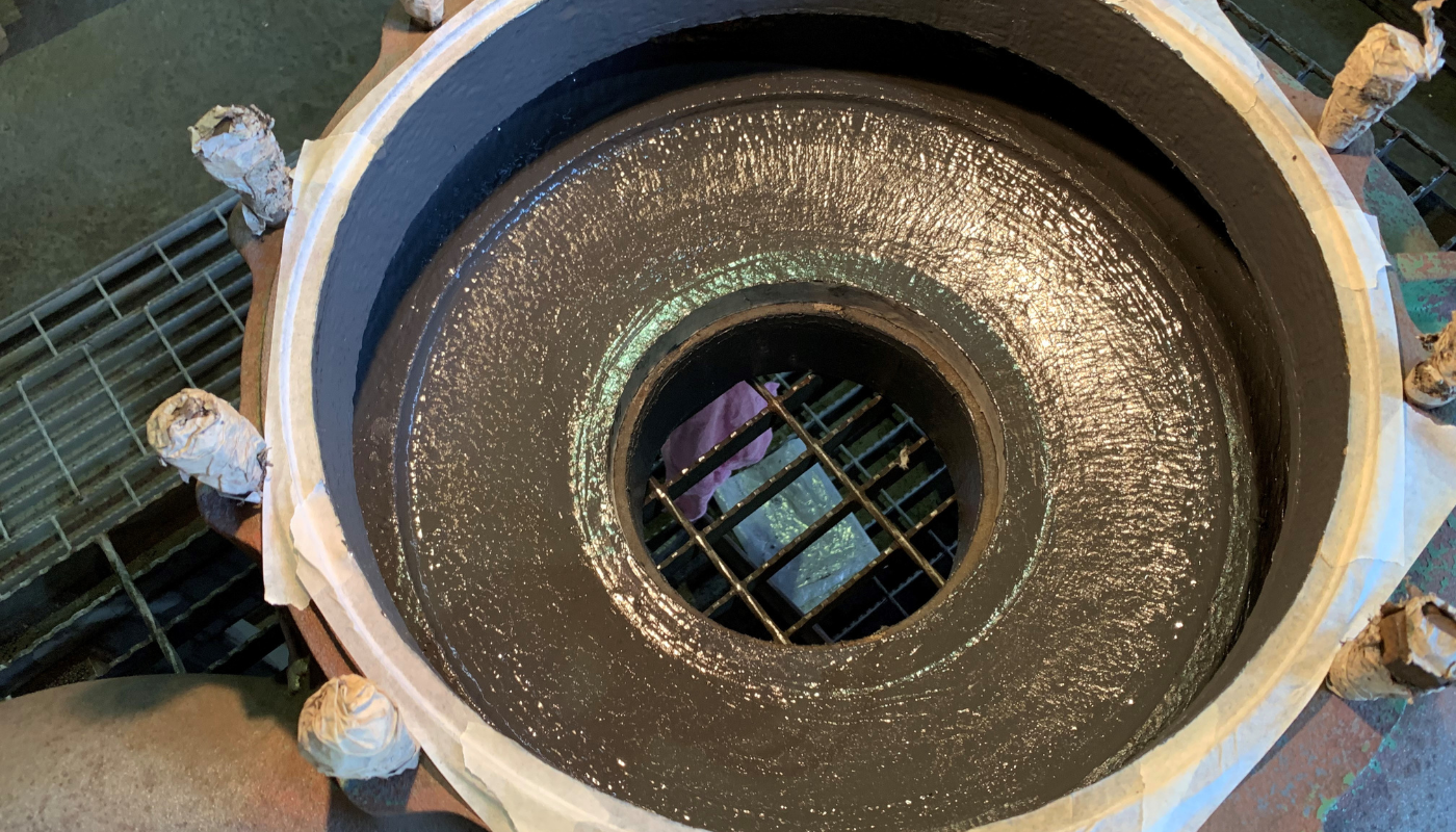 industrial, machinery, cylindrical, coated, inner grate
