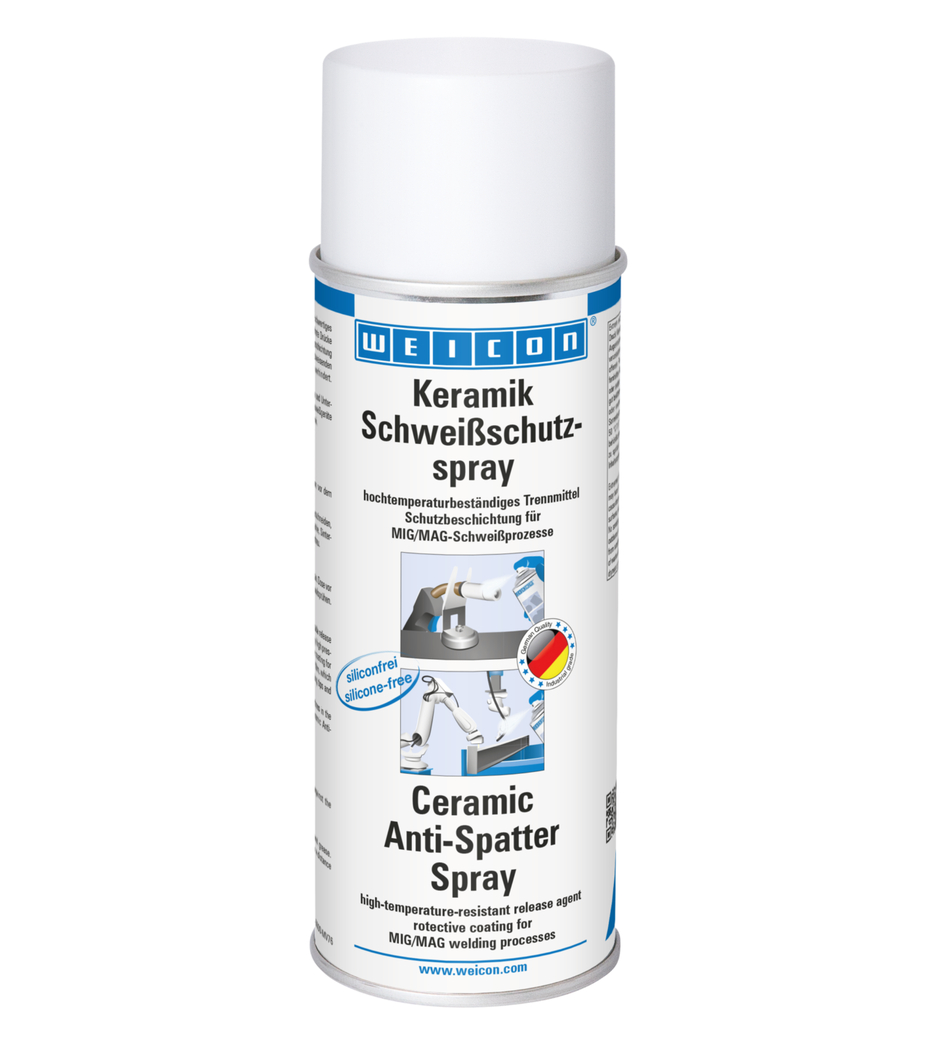 WEICON Spray Ceramico Protettivo per Saldatura | rivestimento protettivo senza silicone ad alto contenuto di solidi