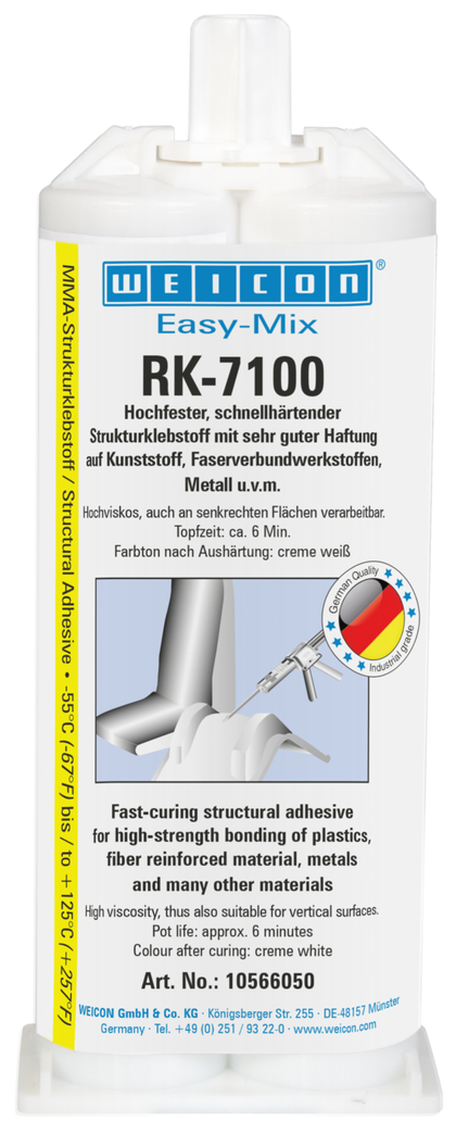 Easy-Mix RK-7100 colla strutturale a base di acrilato | adesivo acrilico strutturale, a indurimento rapido