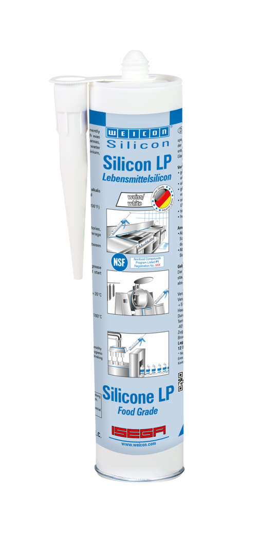 Silicone LP | sigillante permanentemente elastico per il settore alimentare e dell'acqua potabile