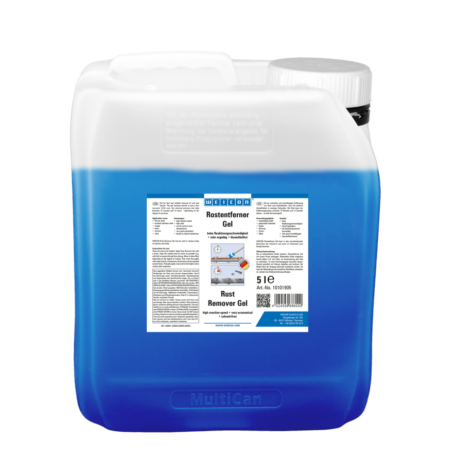 Gel antiruggine WEICON | Rimozione rapida e affidabile della ruggine e dei colori di rinvenimento