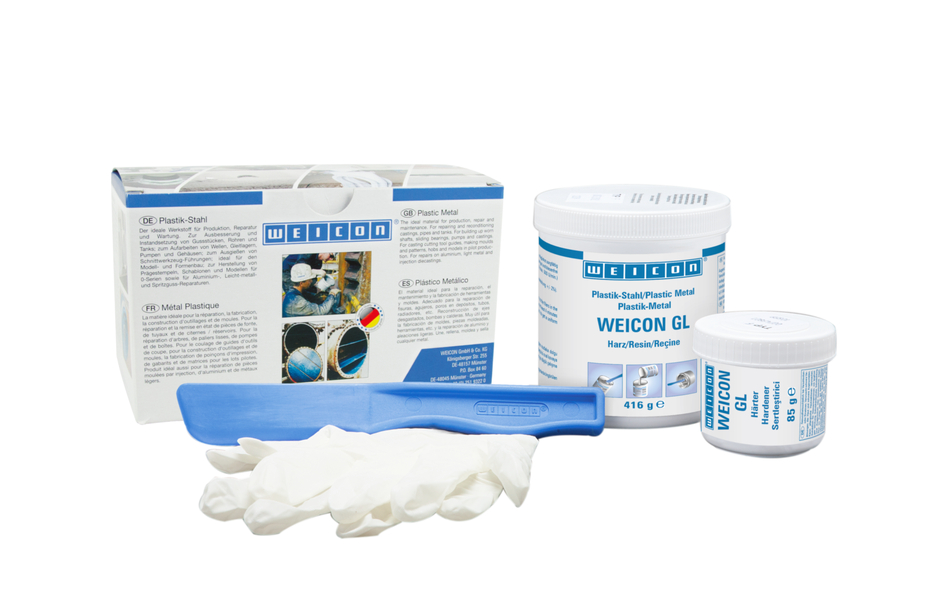 WEICON GL | sistema a base di resina epossidica, caricata di minerali per il rivestimento antiusura, a icatalizzazione rapida WEICON GL | sistema a base di resina epossidica, caricata di minerali per il rivestimento antiusura, a icatalizzazione rapida