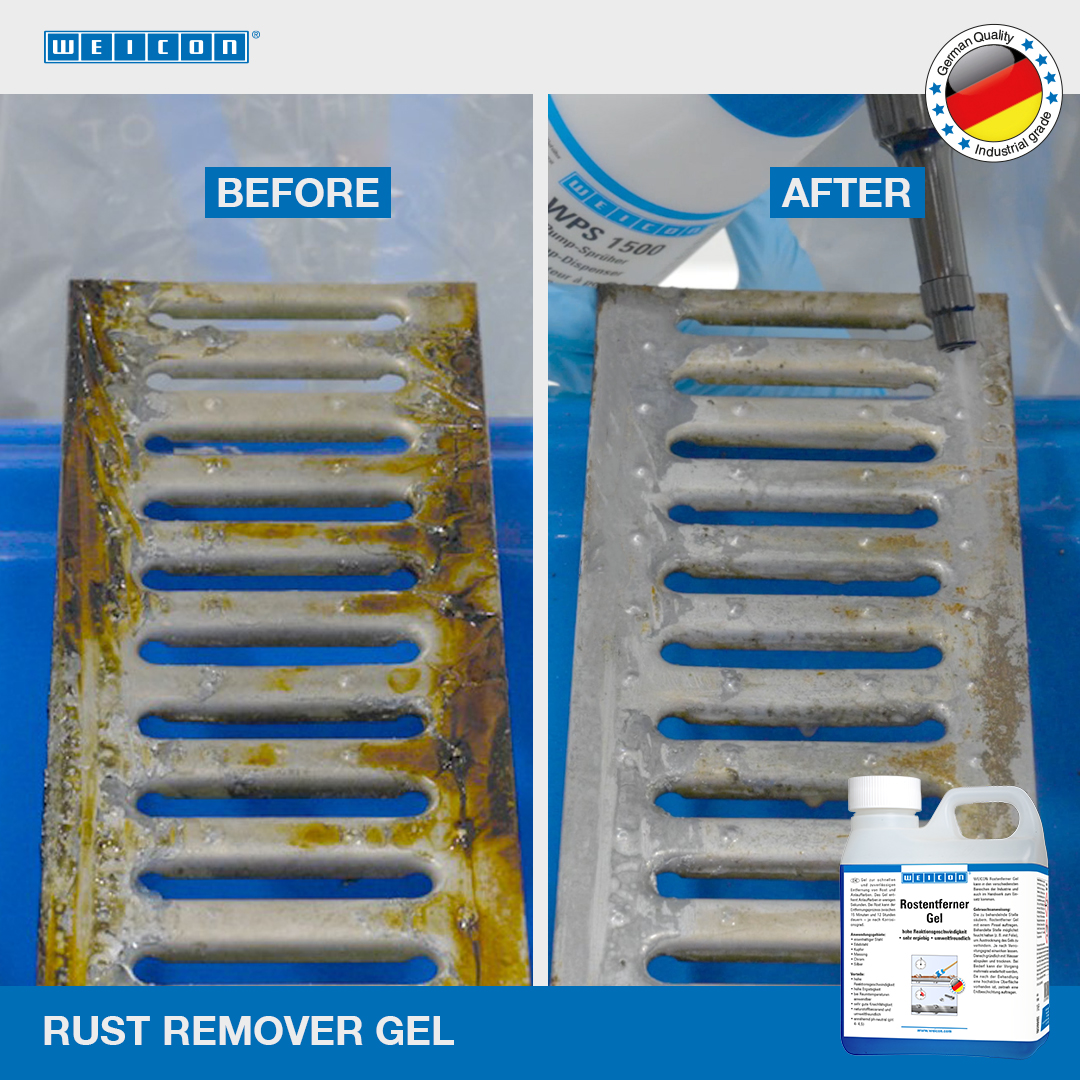Gel antiruggine WEICON | Rimozione rapida e affidabile della ruggine e dei colori di rinvenimento