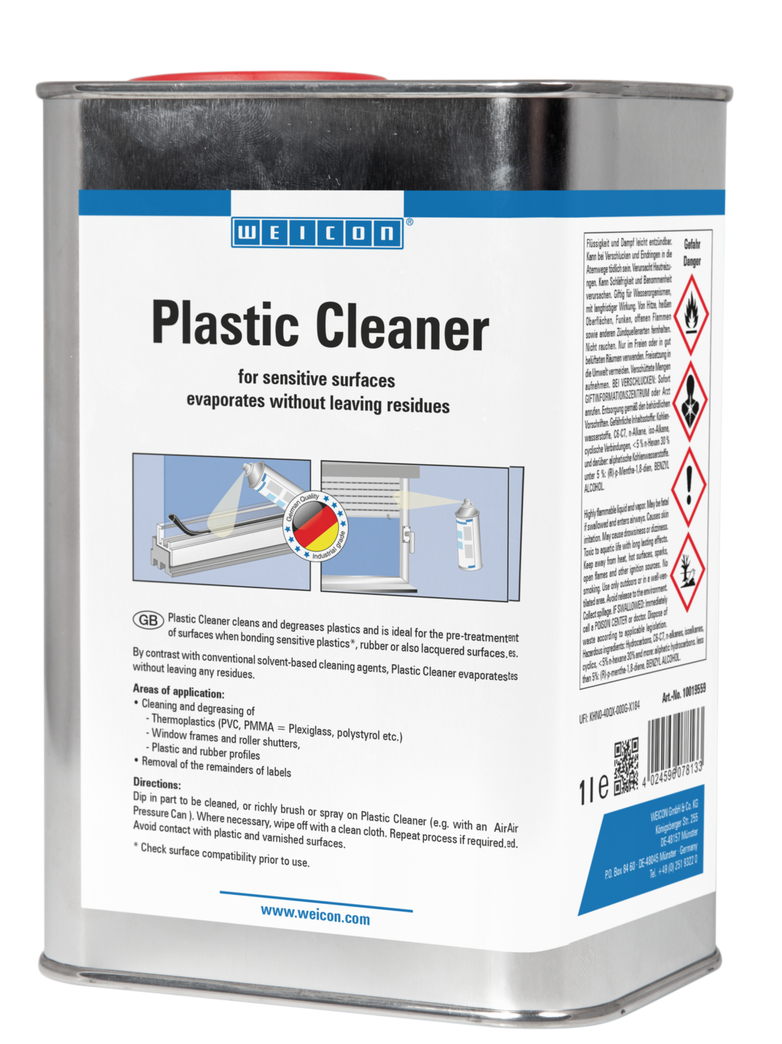 Detergente per Plastica | pulitore per plastica, gomma e materiali verniciati a polvere
