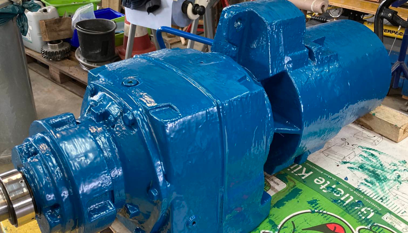 gearbox, blue, industrial, machinery, shaft