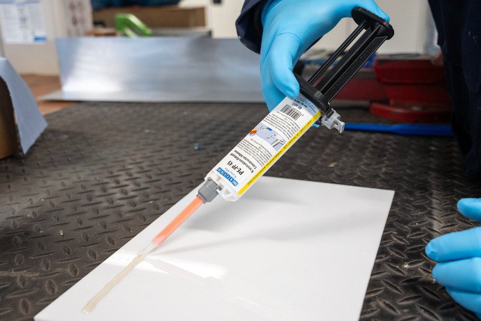 Easy-Mix PE-PP 45 colla strutturale a base di acrilato | adesivo da costruzione a base di acrilato di metile per plastiche speciali