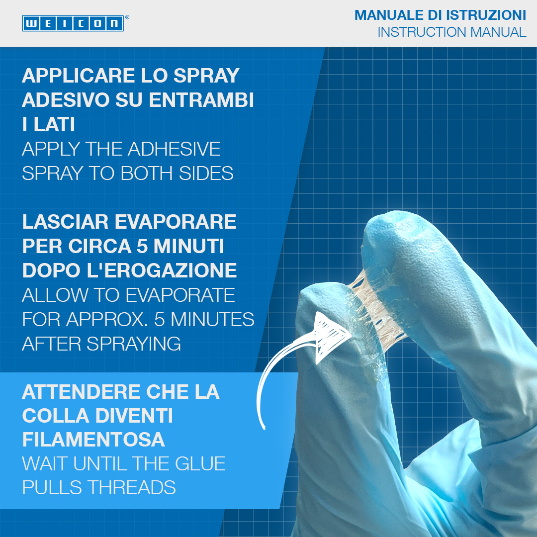 Colla Spray extraforte | adesivo a contatto spray per l'incollaggio forte e permanente di feltro, pelle artificiale e materiali isolanti