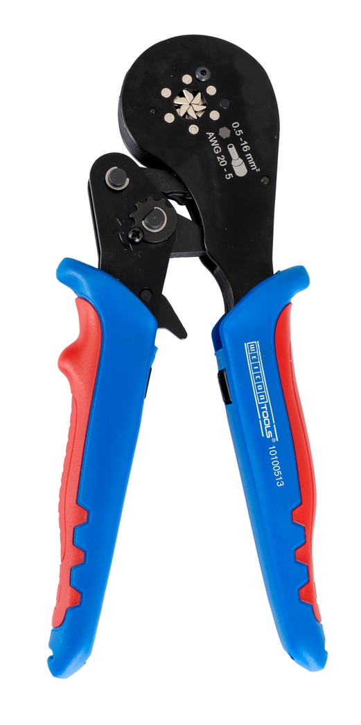 Pinza crimpatrice esagonale per capicorda, 16 mm²     | Crimpatura esagonale per un facile inserimento nei terminali rotondi