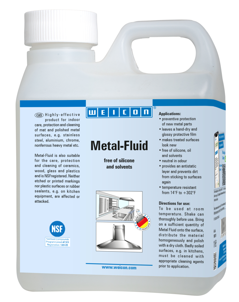 Metal-Fluid | Emulsione per la cura e la protezione dei metalli priva di solventi