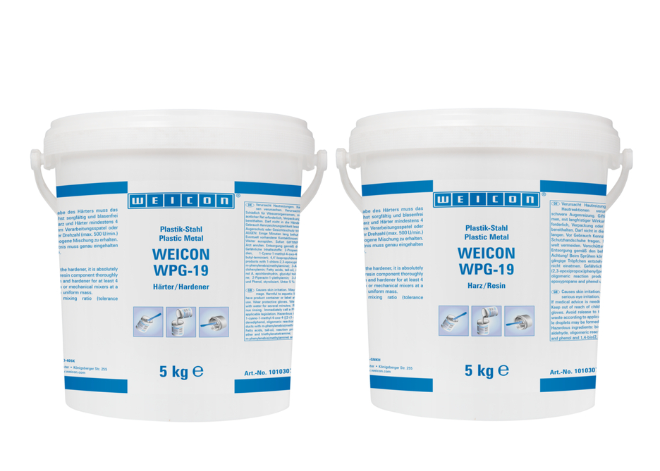 WEICON WPG-19 | Sistema di protezione dall'usura - protegge dall'erosione e dall'abrasione causata dall'impatto di particelle grossolane