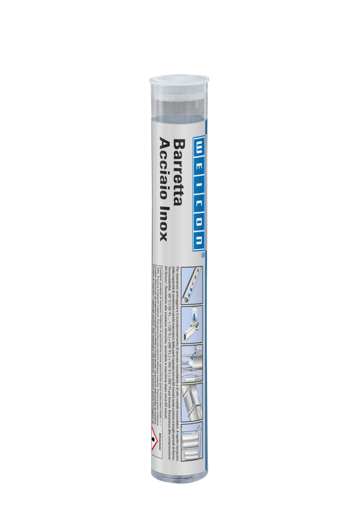 Barretta Acciaio Inox | Stucco per riparazioni non corrosivo con approvazione per l'acqua potabile Barretta Acciaio Inox | Stucco per riparazioni non corrosivo con approvazione per l'acqua potabile