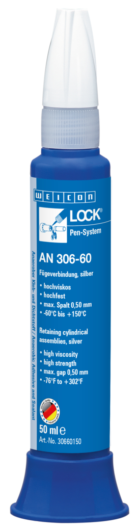 WEICONLOCK® AN 306-60 bloccaggio accoppiamenti | Frenafiletti per la riparazione di elementi di raccordo, ad alta resistenza