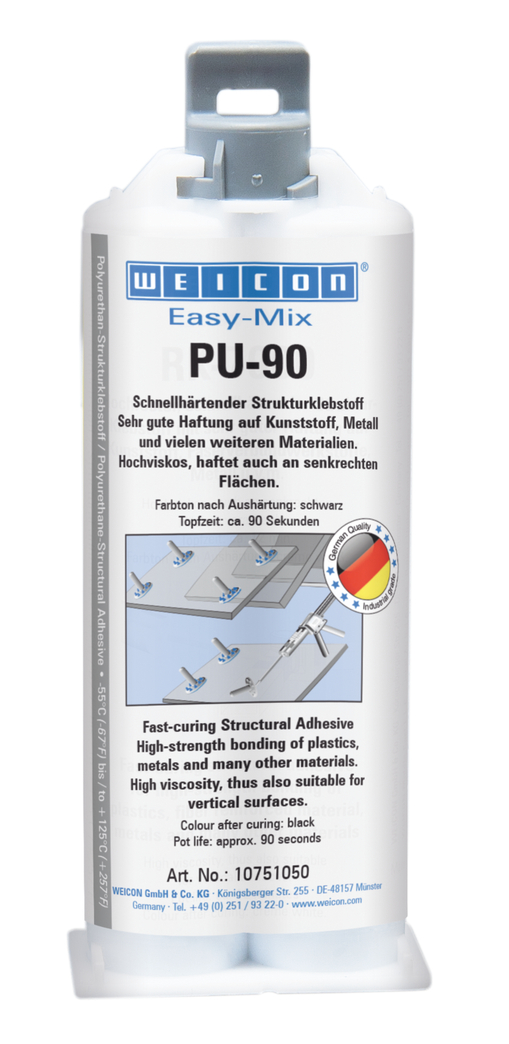 Easy-Mix PU-90 | Adesivo poliuretanico ad alta resistenza, tempo d'impiego di circa 90 secondi.