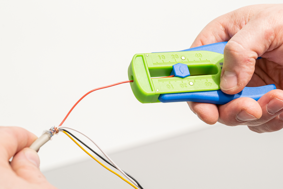 Sguainatore di precisione S Green Line | per conduttori e fili sottili, intervallo di spelatura da 0,12 mm a 0,8 mm (36-20 AWG)