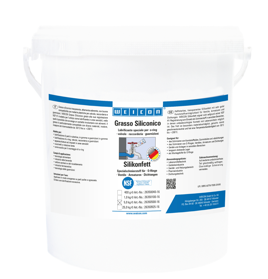 Grasso Siliconico | Grasso lubrificante alimentare