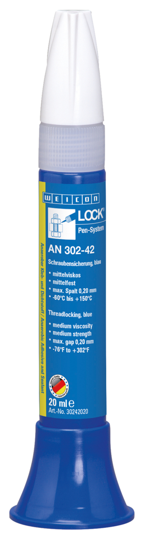 WEICONLOCK® AN 302-42 frenafiletti | adesivo anaerobico di media forza, con approvazione per l'acqua potabile