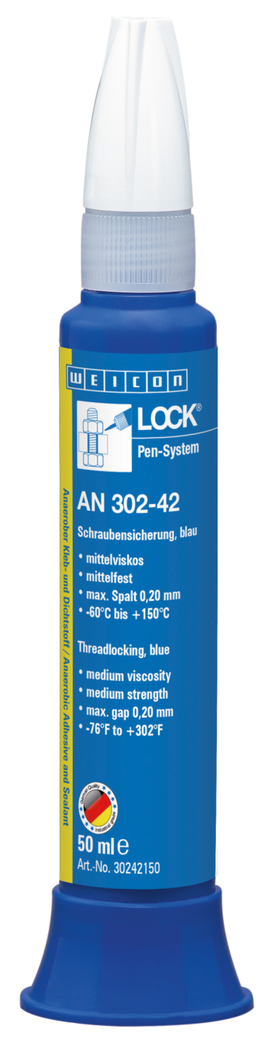 WEICONLOCK® AN 302-42 frenafiletti | adesivo anaerobico di media forza, con approvazione per l'acqua potabile