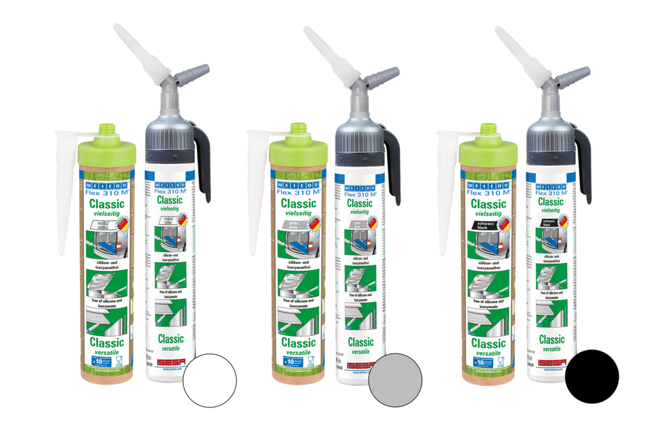 Flex 310 M® Classico MS Polimero | Adesivo elastico a base di polimeri MS per un utilizzo versatile