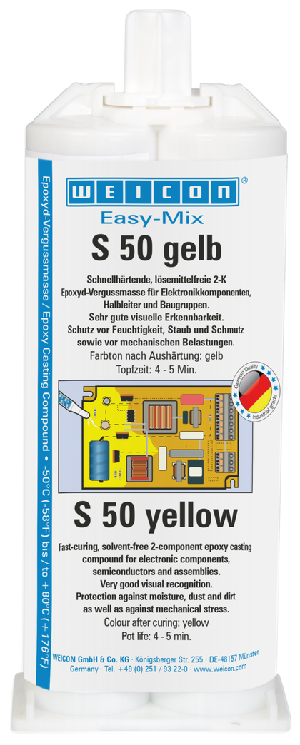 Easy-Mix S 50 giallo | adesivo epossidico