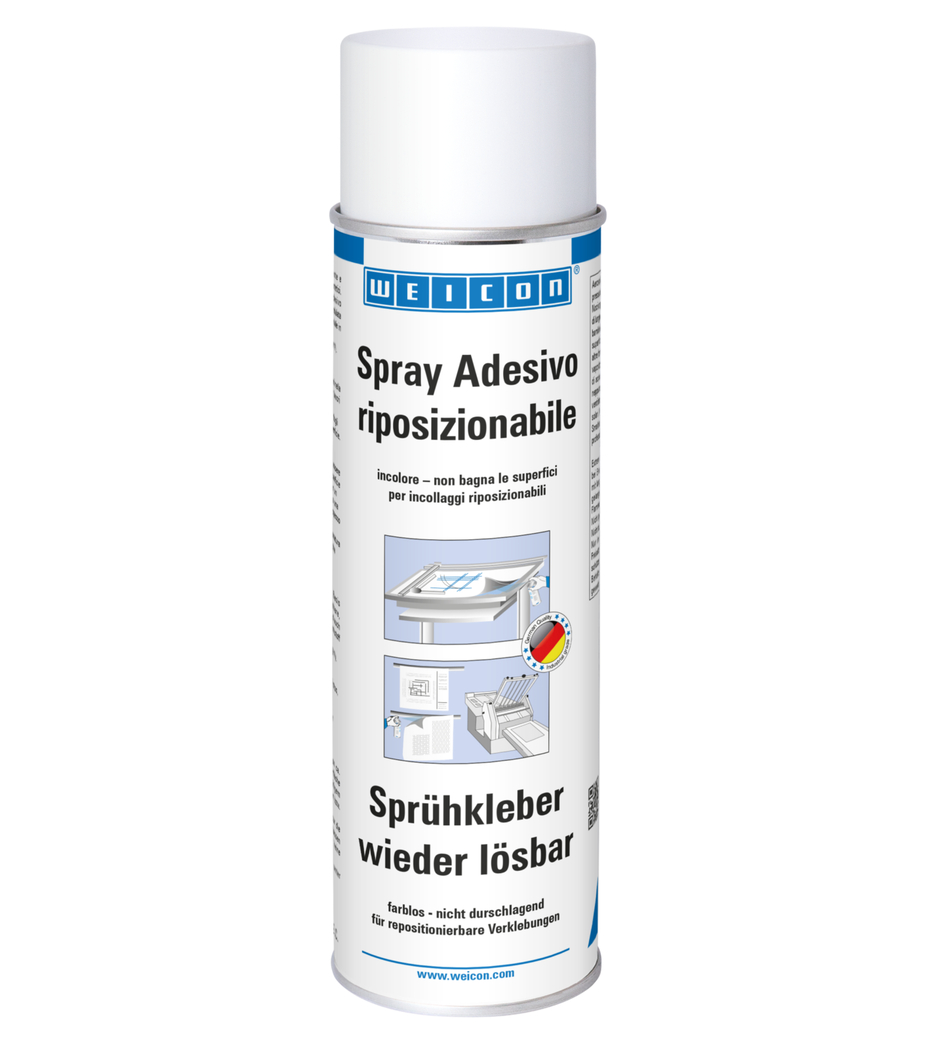 Colla Spray rimovibile | adesivo a contatto spruzzabile per materiali leggeri