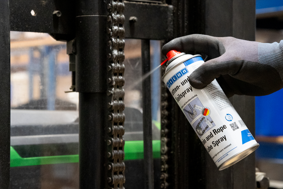 Lubrificante Spray per Catene e Funi | lubrificante ad alta aderenza trasparente