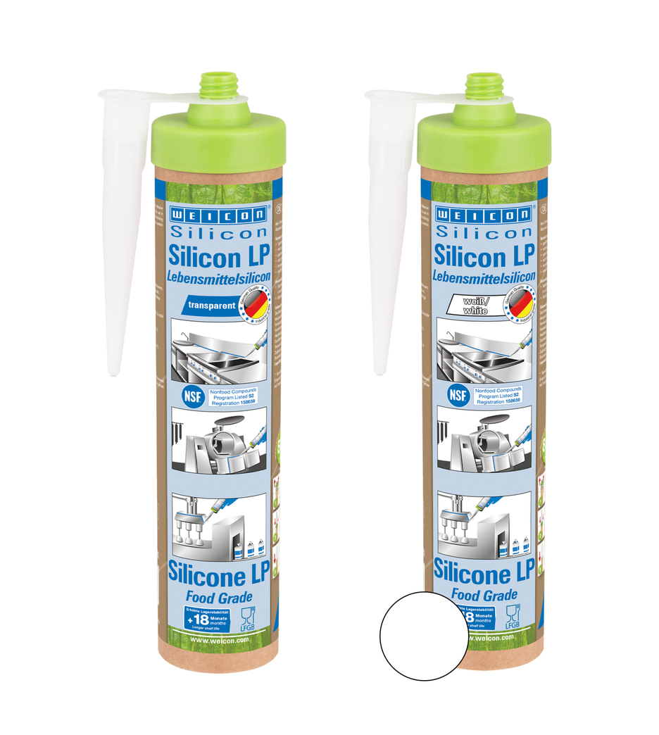Silicone LP | Sigillante permanentemente elastico per acqua potabile e applicazioni alimentari
