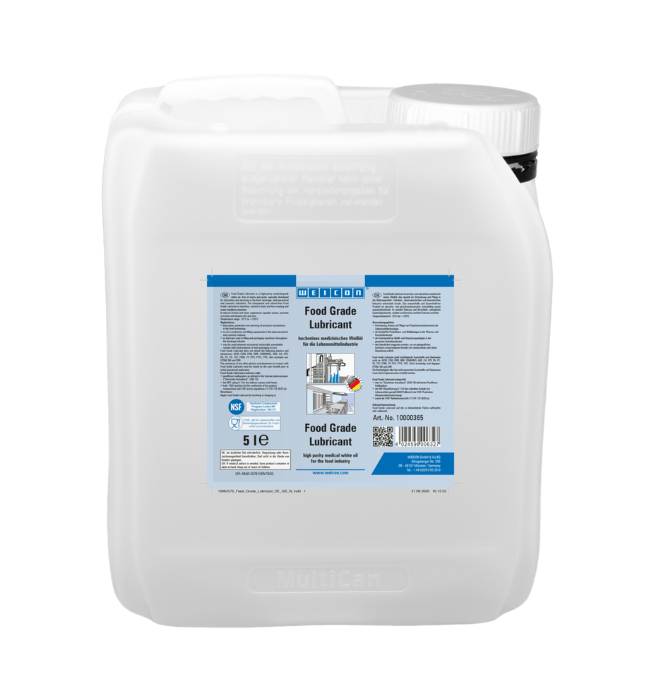 Lubrificante Alimentare | olio lubrificante e di manutenzione per il settore alimentare NSF H1