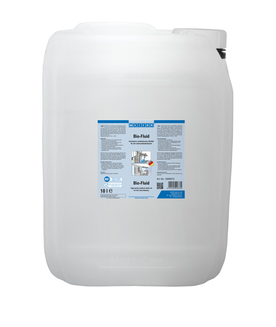Bio-Fluid | olio lubrificante e di manutenzione per il settore alimentare NSF H1