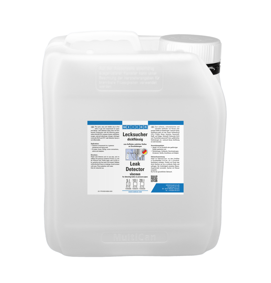 Spray cercafalle viscoso | per la localizzazione di crepe e perdite nelle linee di pressione Spray cercafalle viscoso | per la localizzazione di crepe e perdite nelle linee di pressione