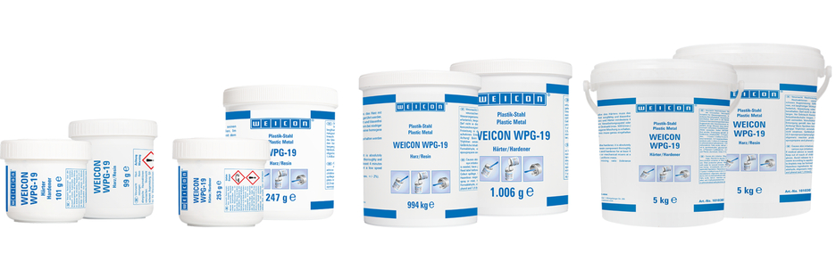 WEICON WPG-19 | Sistema di protezione dall'usura - protegge dall'erosione e dall'abrasione causata dall'impatto di particelle grossolane
