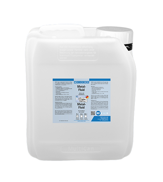 Metal-Fluid | Emulsione per la cura e la protezione dei metalli priva di solventi Metal-Fluid | Emulsione per la cura e la protezione dei metalli priva di solventi