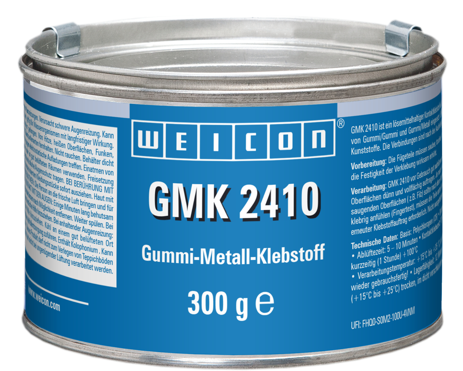 GMK 2410 adesivo di contatto | Adesivo monocomponente per gomma e metallo ad alta resistenza e a rapido indurimento