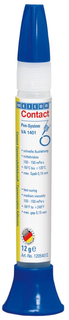 VA 1401 Colla cianoacrilica | adesivo a contatto per tessuti, gommapiuma ed elastomeri a pori larghi