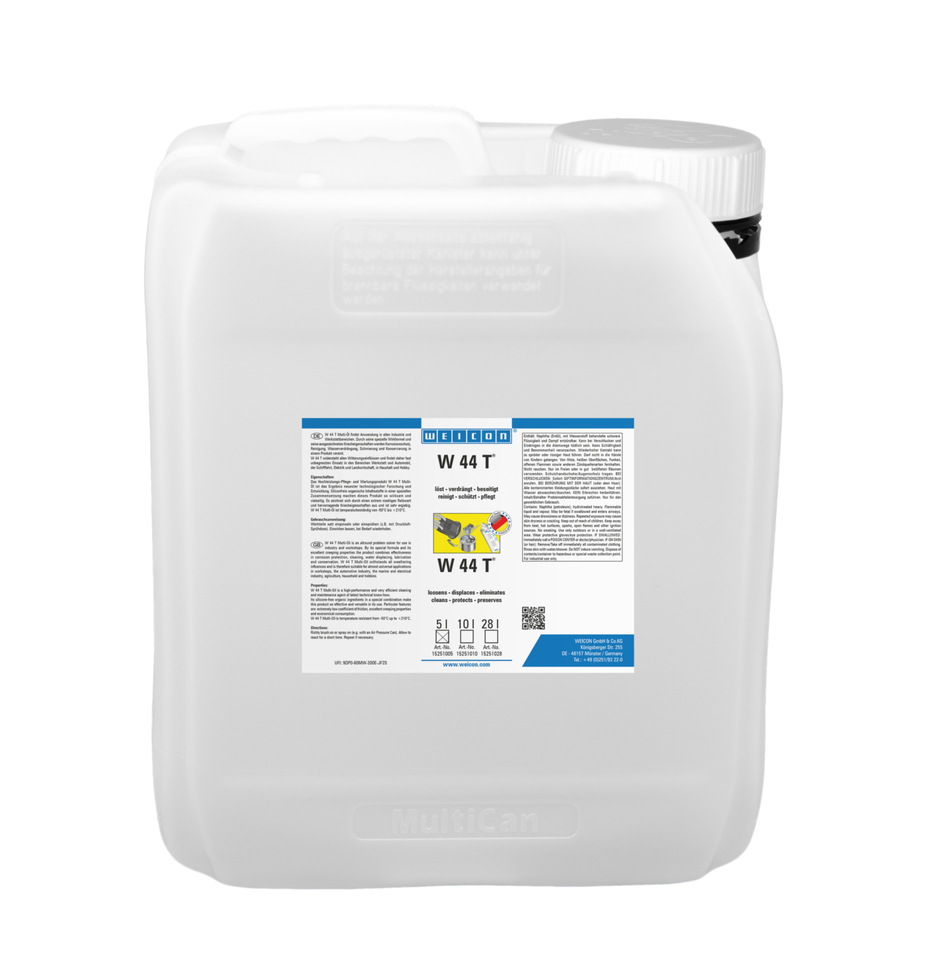 W 44 T® | Olio lubrificante e multifunzionale a 5 funzioni W 44 T® | Olio lubrificante e multifunzionale a 5 funzioni