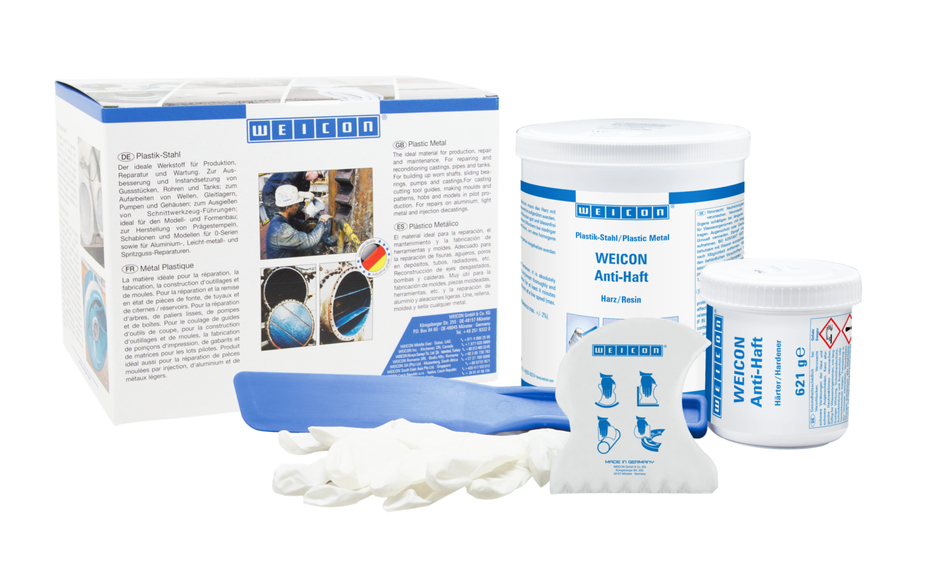 WEICON Anti-Stick | Sistema di resina epossidica spruzzabile per la protezione dall'usura con proprietà antiaderenti