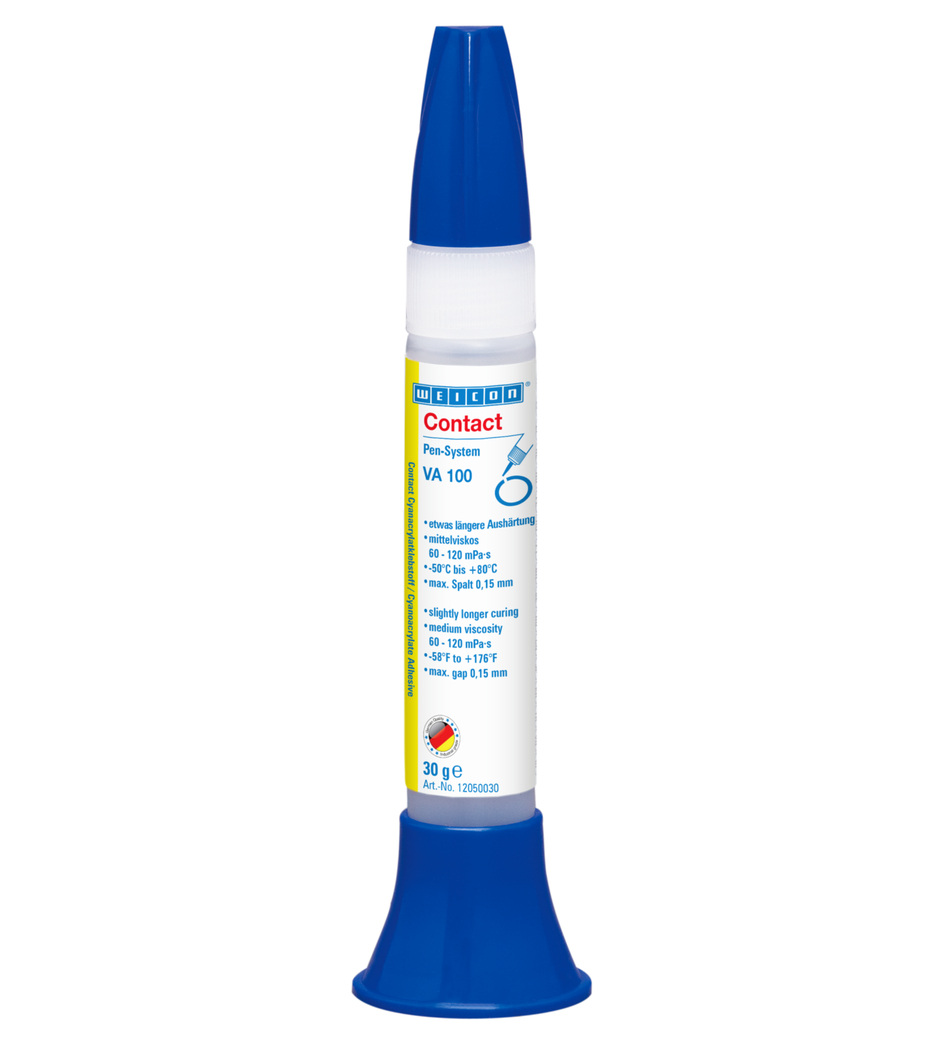 VA 100 Colla cianoacrilica | adesivo a contatto per metallo, plastica e gomma