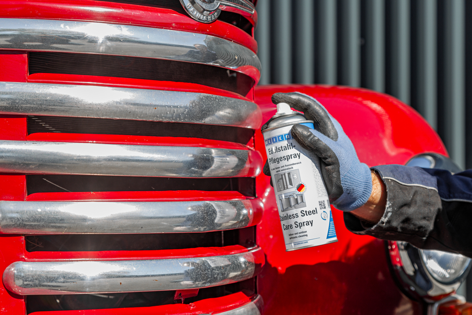 Spray per Acciao Inox | olio per la pulizia, la protezione e la cura dell'acciaio inossidabile