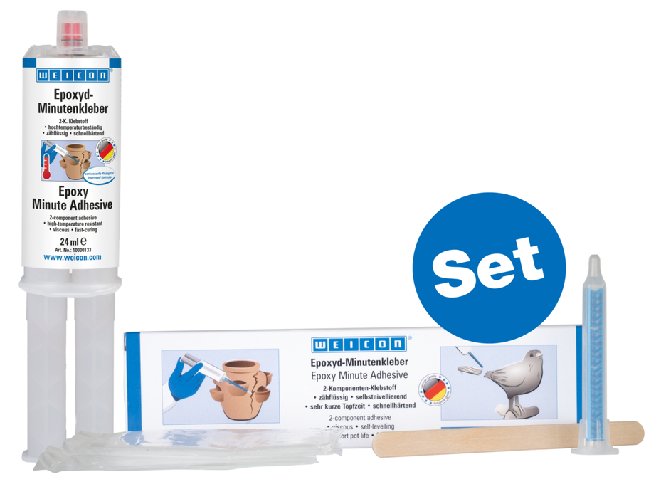 Epoxy Minute | Adesivo epossidico universale, resistente alle alte temperature