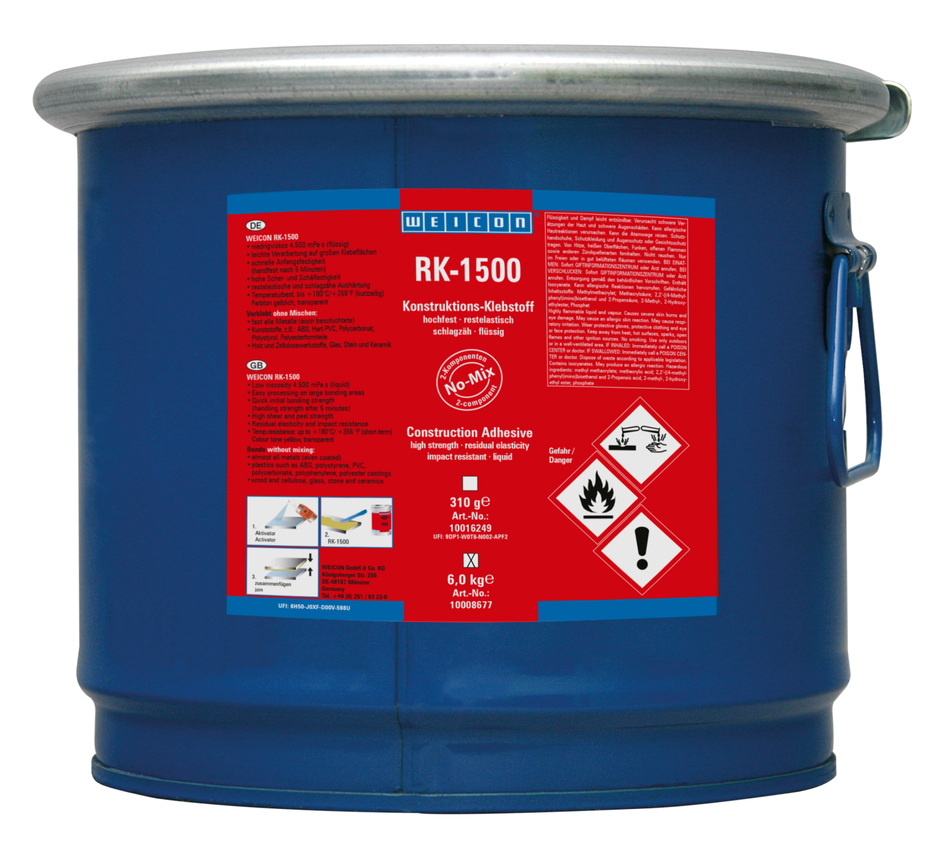 RK-1500 Colla strutturale a base di acrilato | adesivo acrilico strutturale