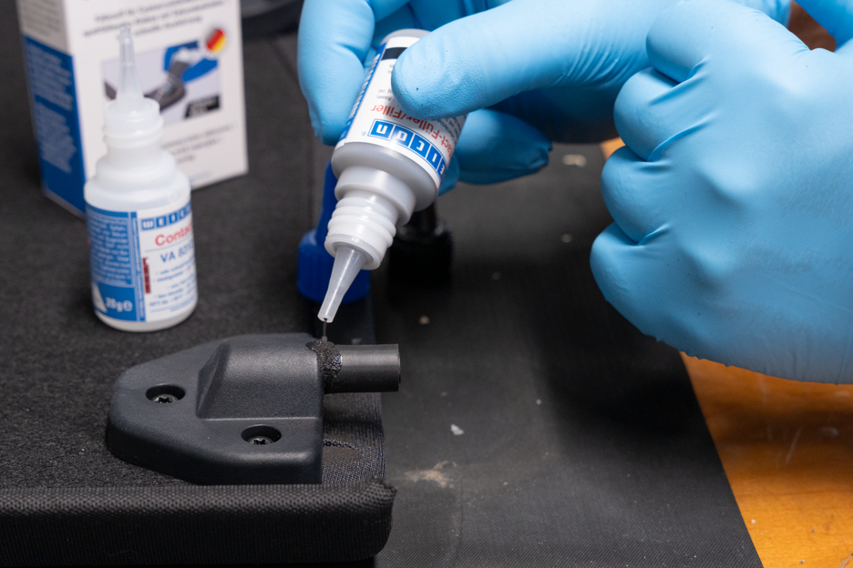 CA-Riempitivo Kit | transparent special filler and cyanoacrylate adhesive Contact VA 8312