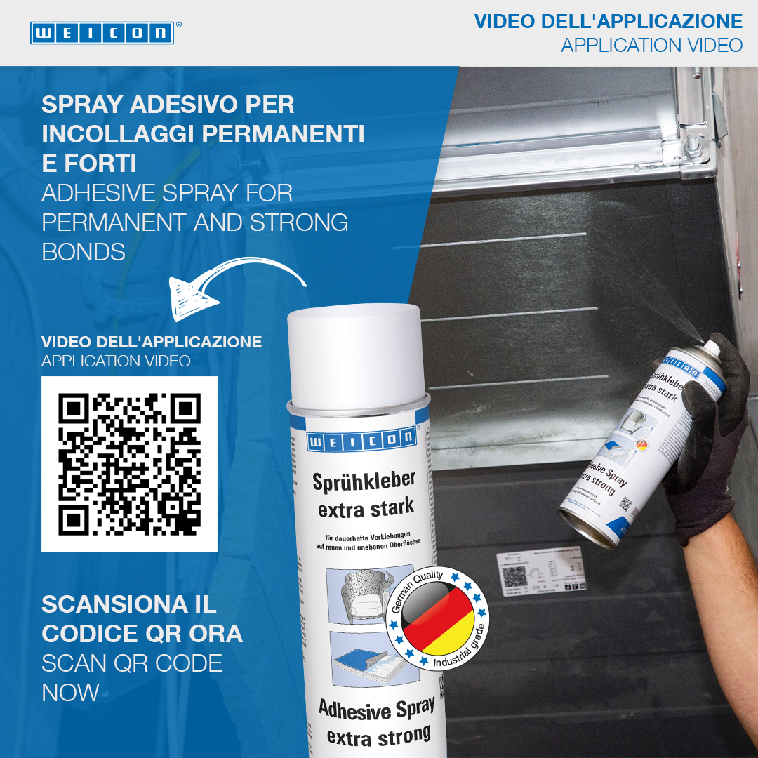 Colla Spray extraforte | adesivo a contatto spray per l'incollaggio forte e permanente di feltro, pelle artificiale e materiali isolanti