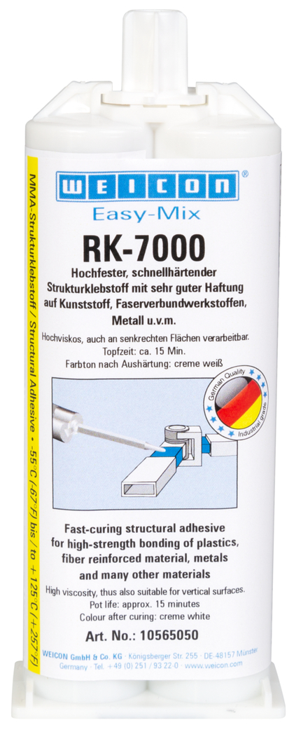 Easy-Mix RK-7000 colla strutturale a base di acrilato | Adesivo acrilico strutturale a lento indurimento