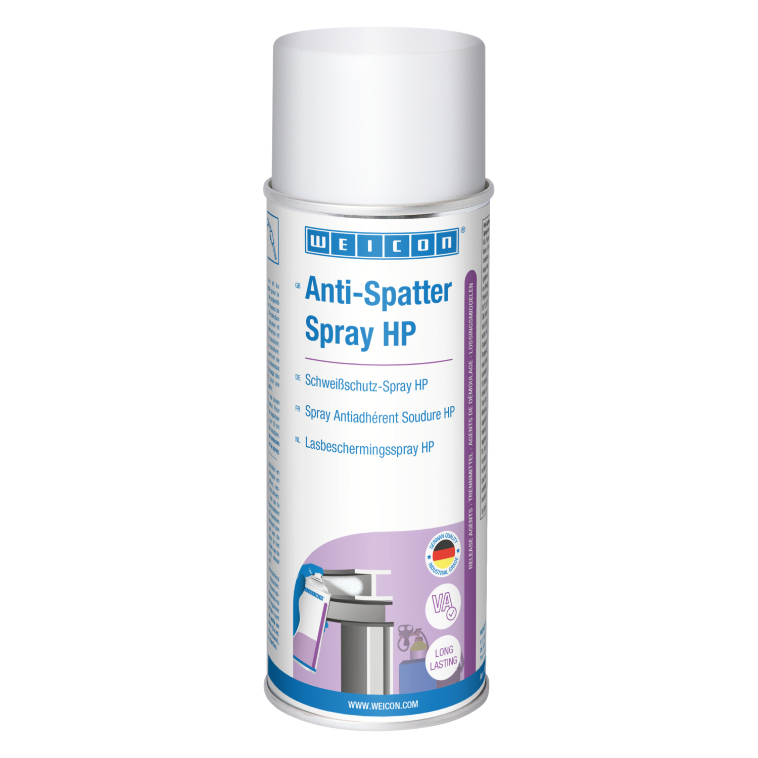WEICON Spray protettivo per la saldatura HP | protegge dall'adesione e dall'effetto degli schizzi di saldatura