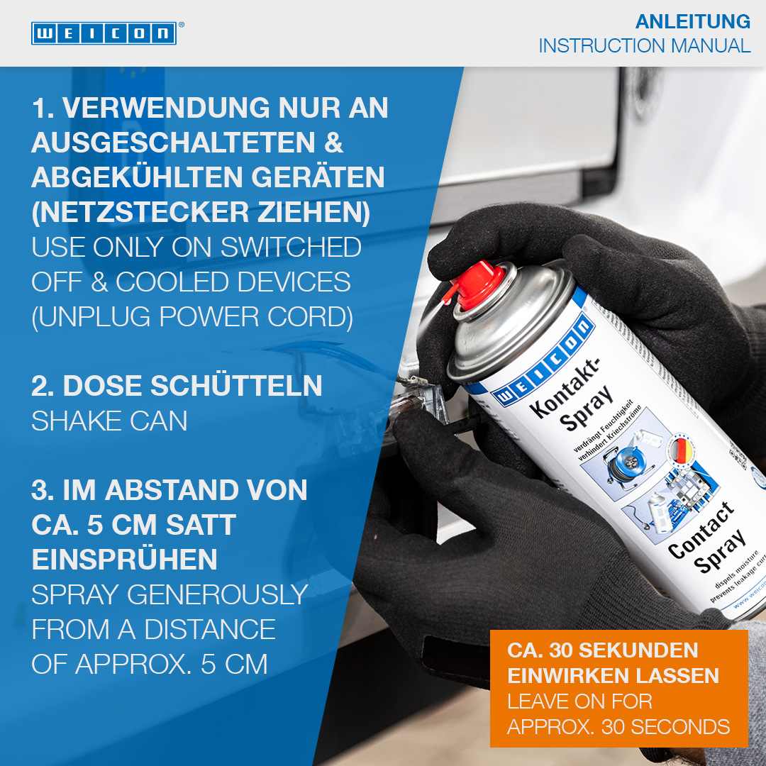 Spray Contact | protezione e cura dei contatti elettrici