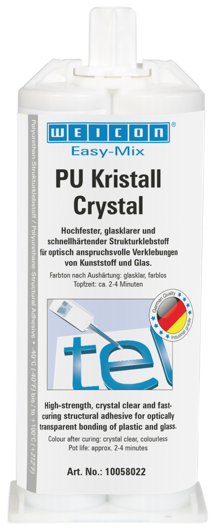 Easy-Mix PU Kristall | Adesivo poliuretanico, trasparente